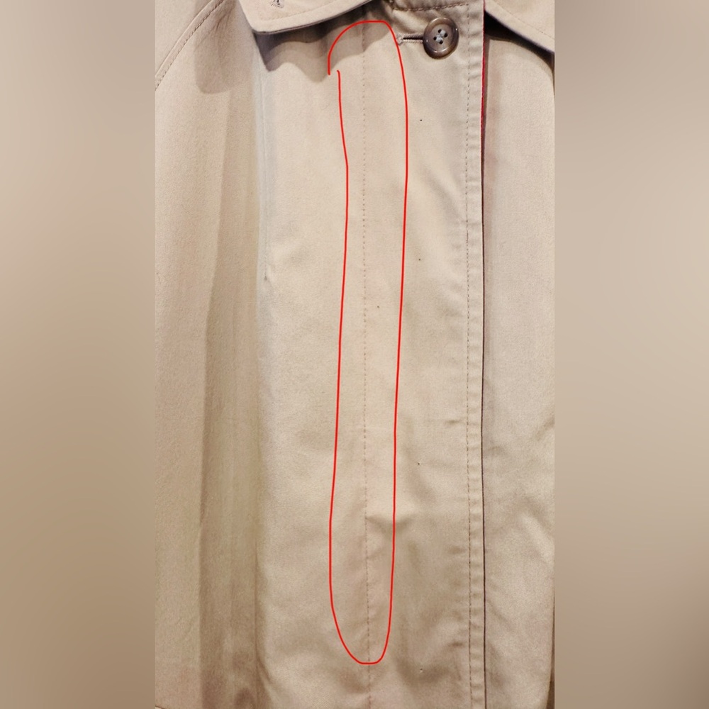 Vintage Belted Trench The Kangaroo Car Coat By Misty Harbor Mariner III - Picture 13 of 14